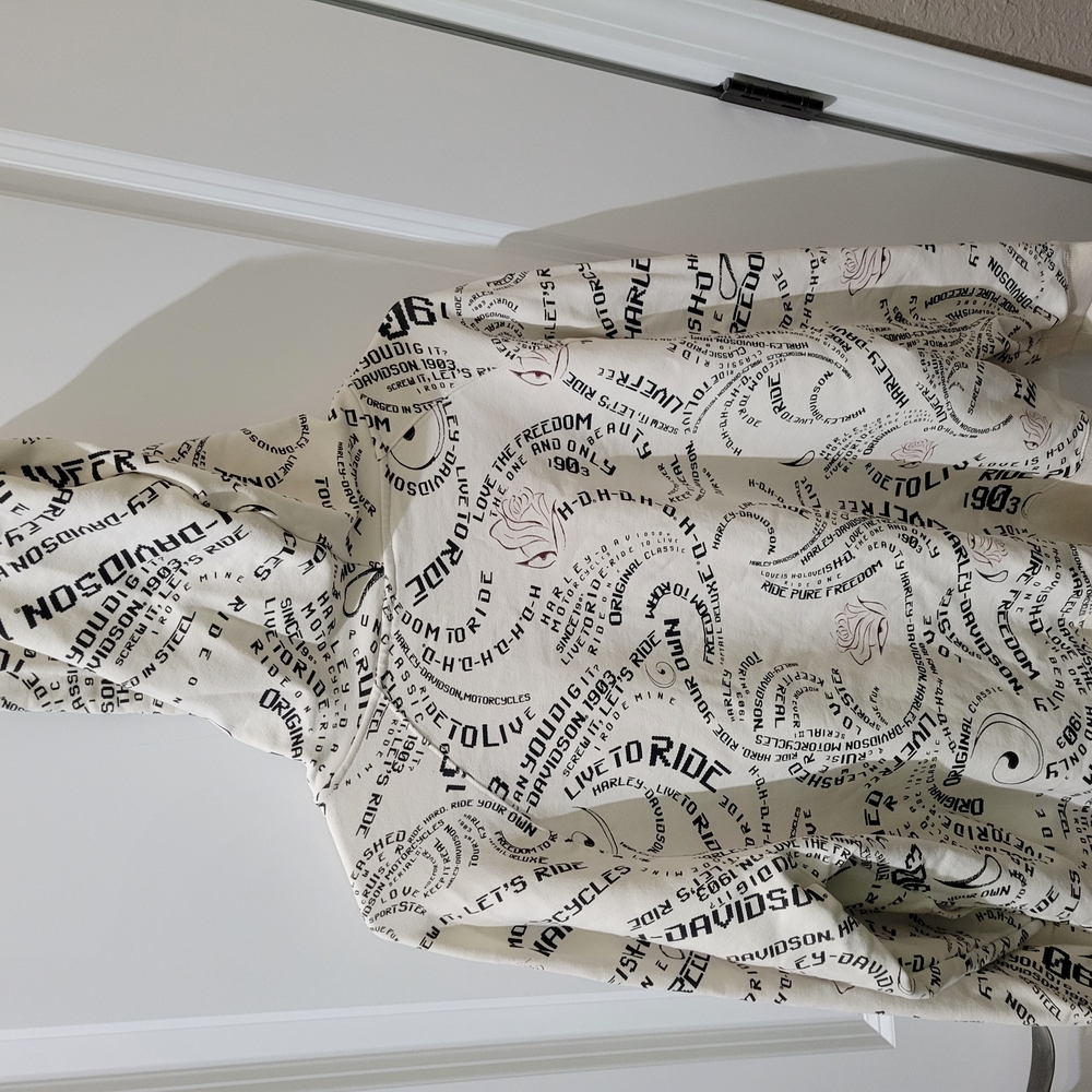 Harley-Davidson Graphic Hoodie - Cream - Picture 5 of 6
